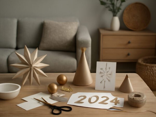 Silvester Ideen Kinder basteln — 15 einfache Varianten
