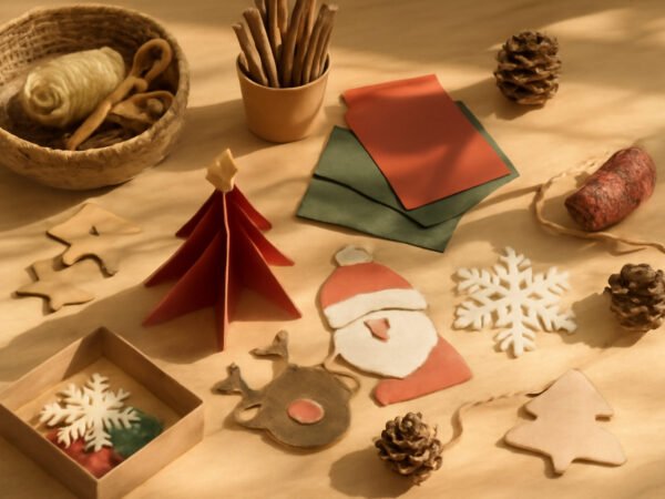 Weihnachten basteln mit Kindern einfach ohne Vorkenntnisse
