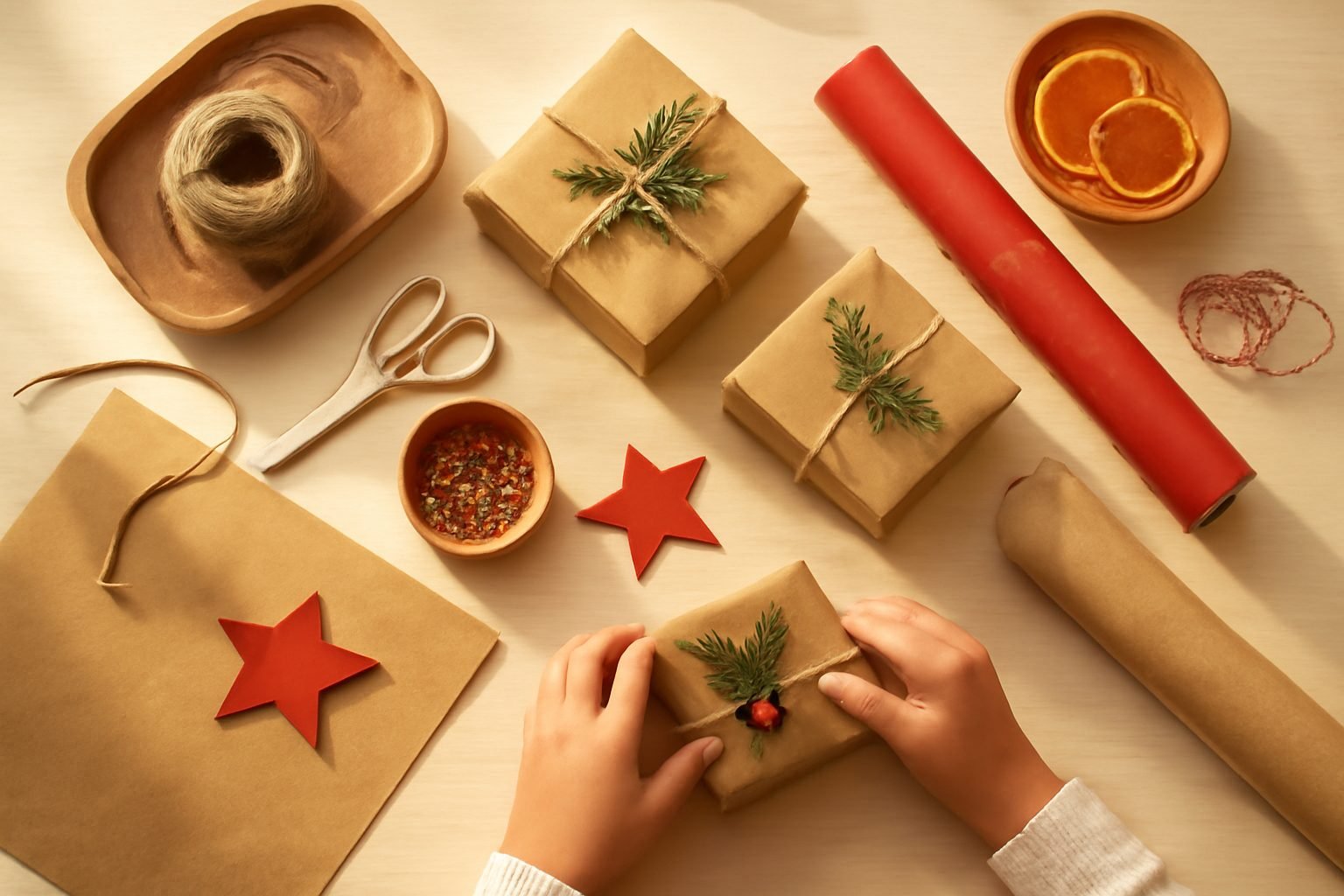 Weihnachtsgeschenke selber machen mit Kindern in 6 Schritten