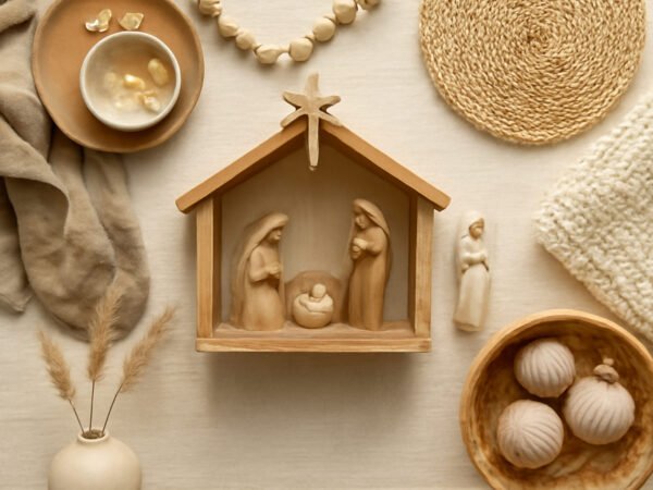 Weihnachtskrippe Komplettset — der Weg zum Ergebnis