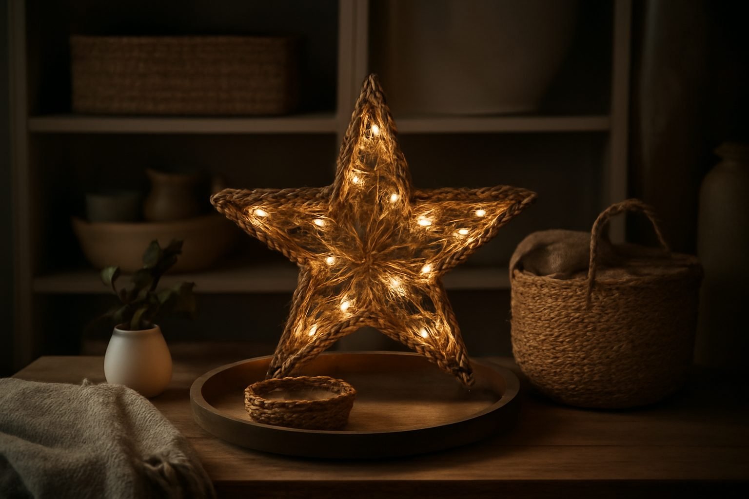 Weihnachtsstern basteln für die Grundschule in 6 Schritten