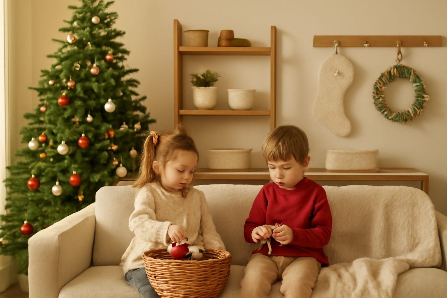 Weihnachtstraditionen mit Kindern Starten