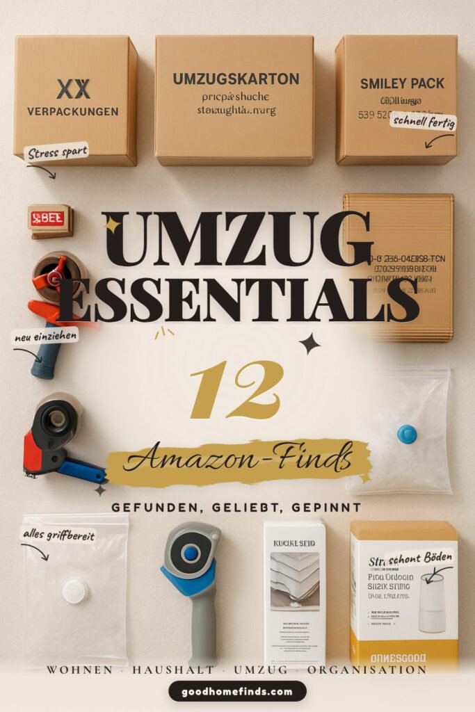 Umzug-Essentials: 12 Amazon-Finds, stressfrei einziehen