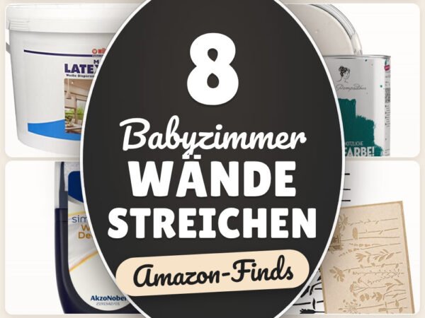 Babyzimmer Wände streichen: 8 Amazon-Finds, sanfte Ideen