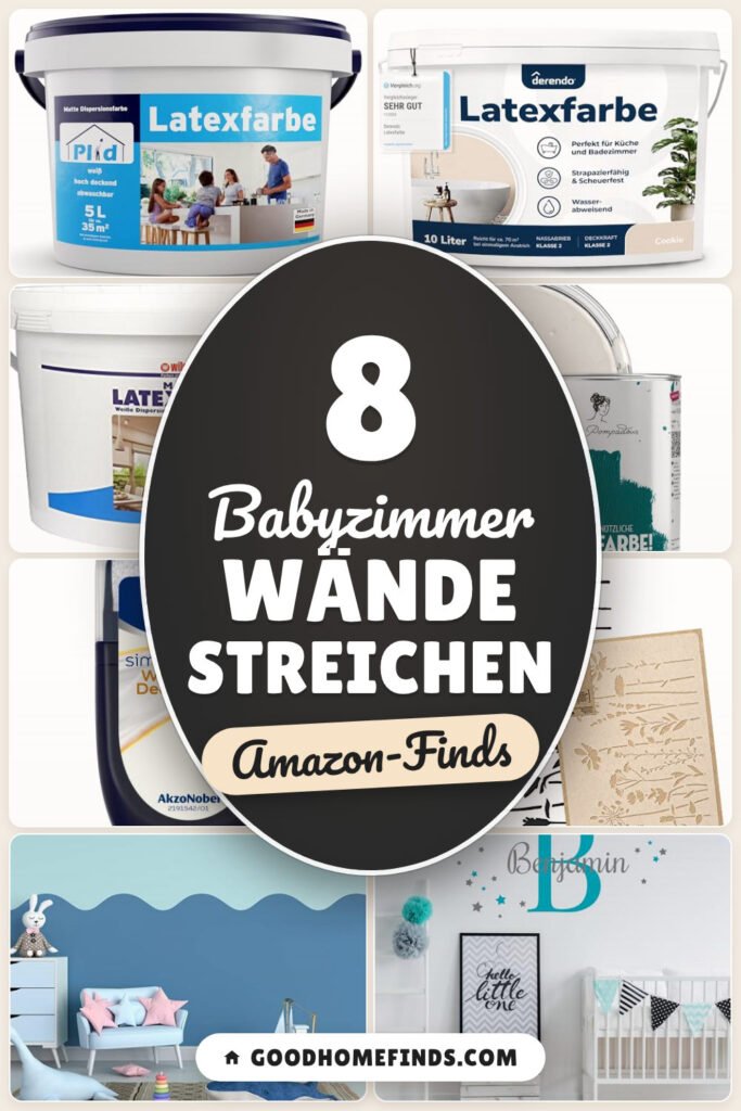 Babyzimmer Wände streichen: 8 Amazon-Finds, sanfte Ideen