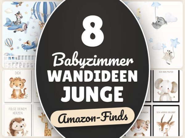 Babyzimmer Wandideen Junge: 8 Amazon-Finds, schnell umgesetzt