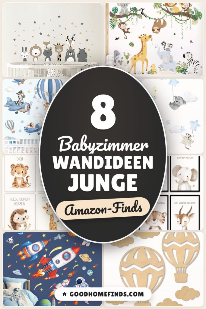 Babyzimmer Wandideen Junge: 8 Amazon-Finds, schnell umgesetzt