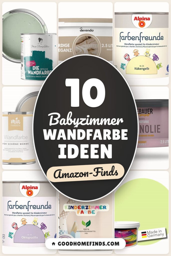 Babyzimmer Wandfarbe Ideen: 10 Amazon-Finds, sanfte Looks