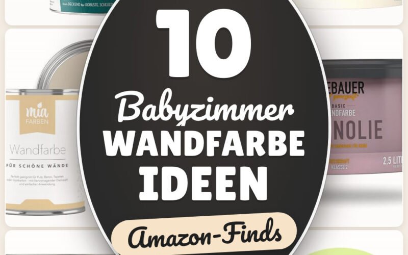 Babyzimmer Wandfarbe Ideen: 10 Amazon-Finds, sanfte Looks
