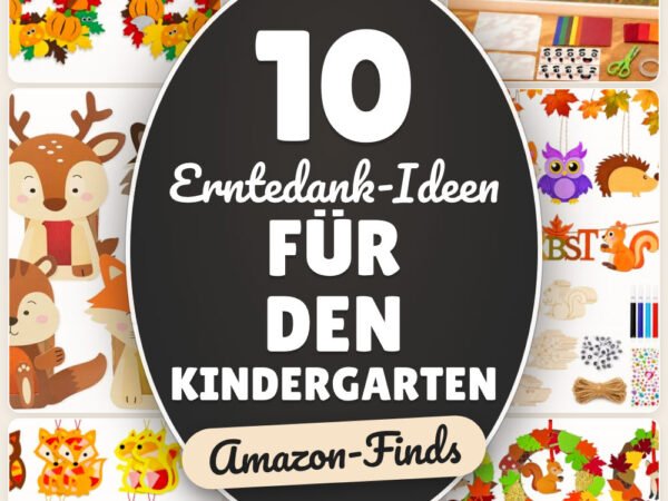 Erntedank-Ideen für den Kindergarten: 10 Amazon-Finds, sofort basteln