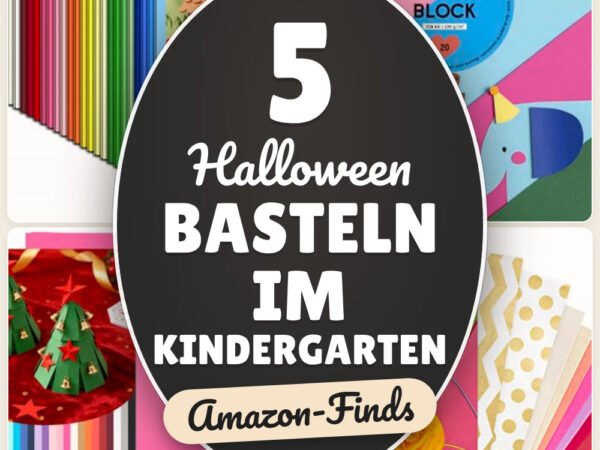 Halloween basteln im Kindergarten: 5 Amazon-Finds, aus Papier