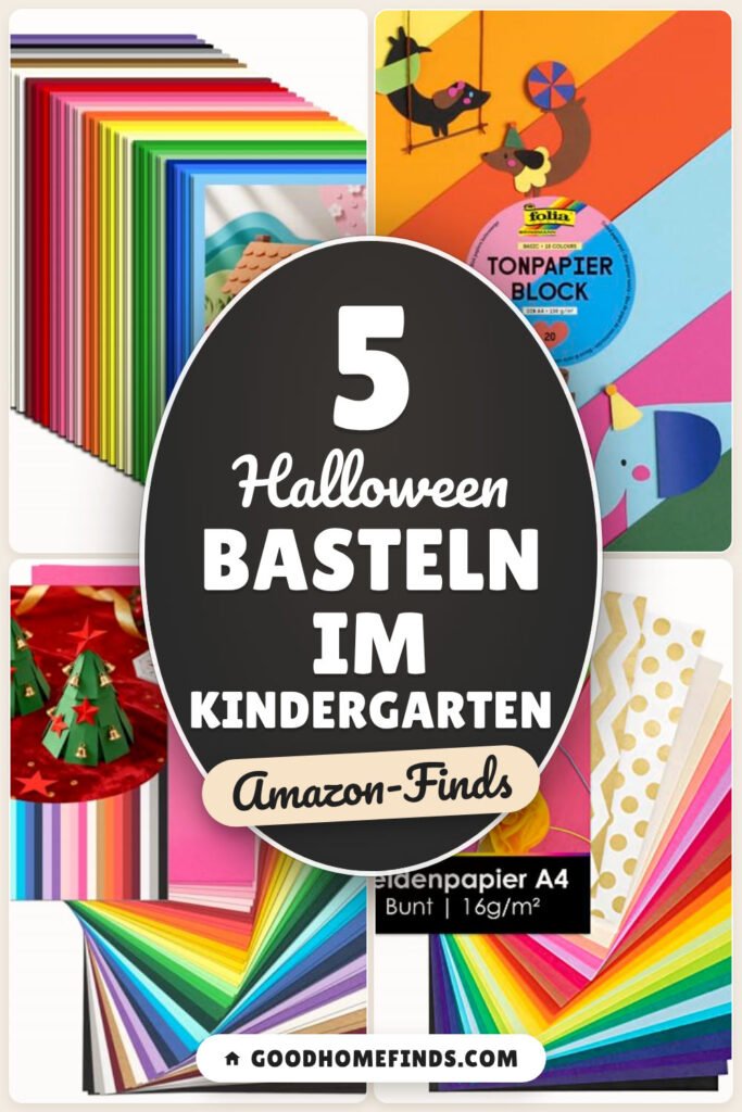 Halloween basteln im Kindergarten: 5 Amazon-Finds, aus Papier