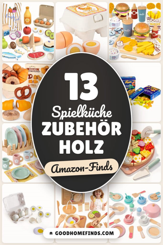 Spielküche Zubehör Holz: 13 Amazon-Finds, passend zur Aldi-Küche