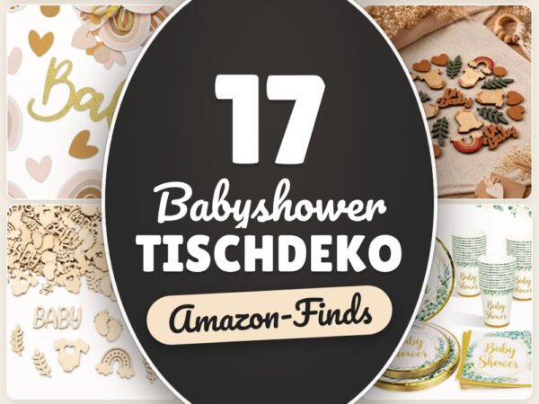 Babyshower Tischdeko: 17 Amazon-Finds, schnell hübsch eindecken