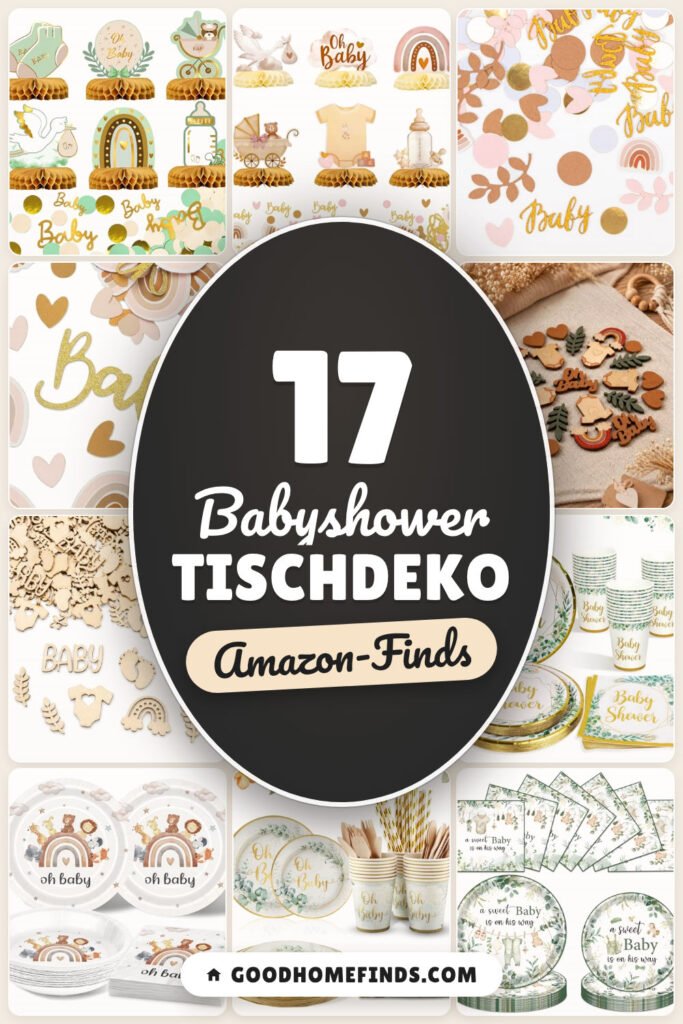 Babyshower Tischdeko: 17 Amazon-Finds, schnell hübsch eindecken