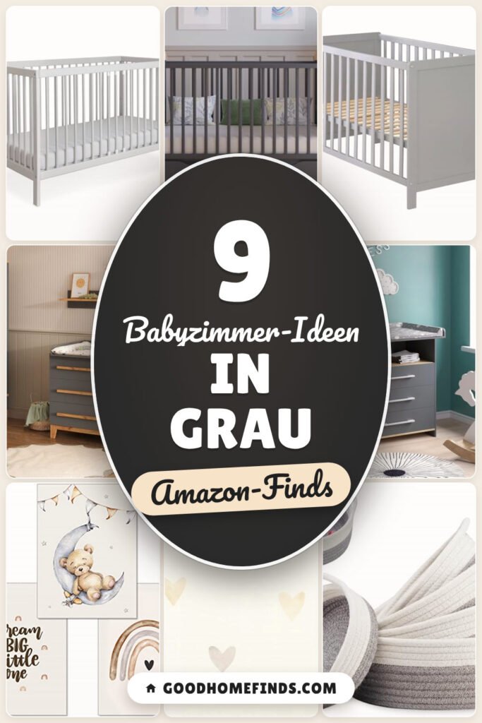 Babyzimmer-Ideen in Grau: 9 Amazon-Finds, sanft und modern