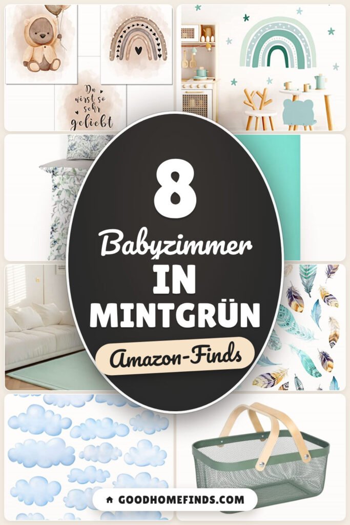 Babyzimmer in Mintgrün: 8 Amazon-Finds, sanft & modern