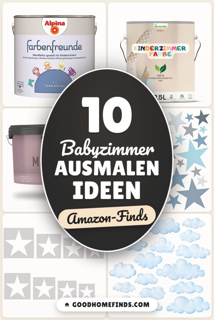 Babyzimmer ausmalen Ideen: 10 Amazon-Finds, sanfte Farben & Deko