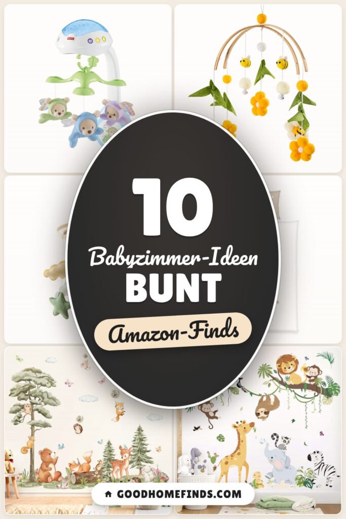 Babyzimmer-Ideen bunt: 10 Amazon-Finds, farbig und gemütlich