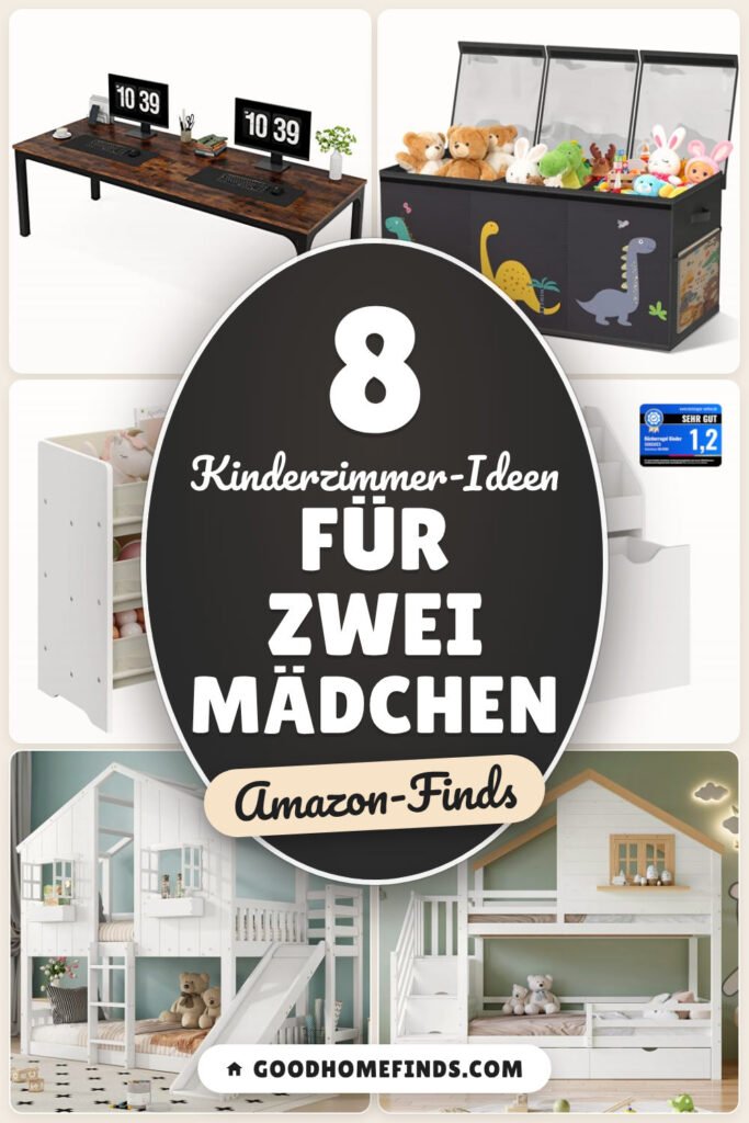 Kinderzimmer-Ideen für zwei Mädchen: 8 Amazon-Finds, platzsparend