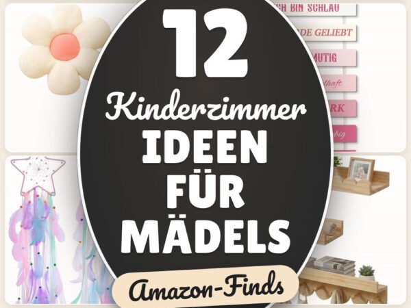 Kinderzimmer Ideen für Mädels: 12 Amazon-Finds, schnell umgesetzt