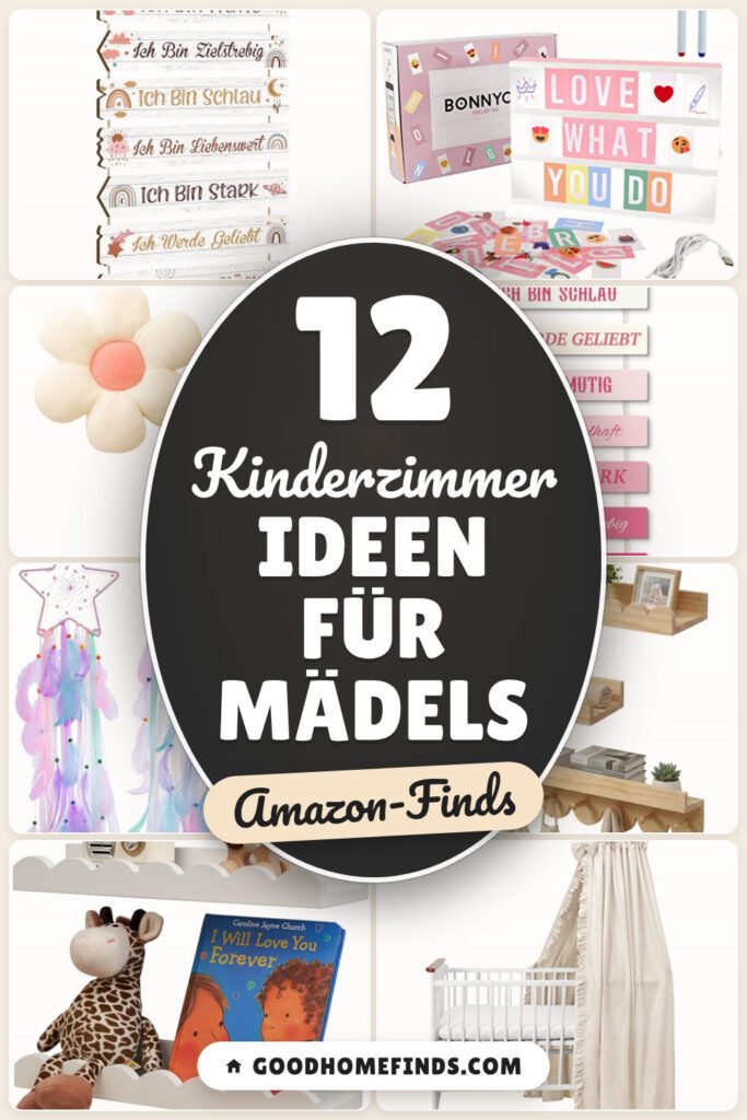 Kinderzimmer Ideen für Mädels: 12 Amazon-Finds, schnell umgesetzt