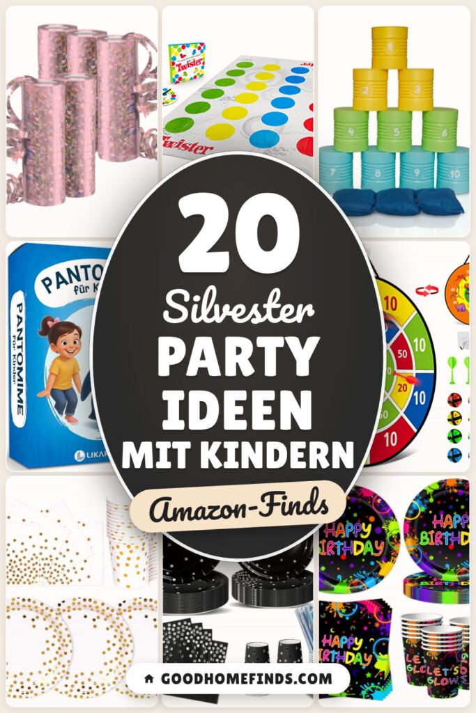 Silvester Party Ideen mit Kindern: 20 Amazon-Finds, entspannt planen