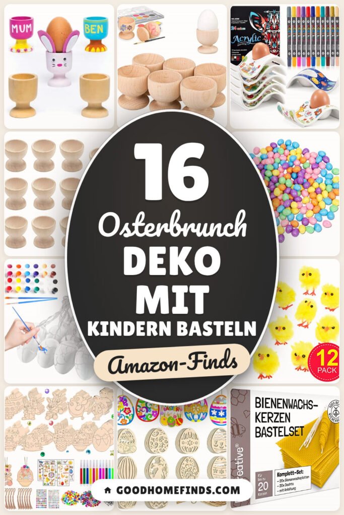 Osterbrunch Deko mit Kindern basteln: 16 Amazon-Finds, kinderleicht