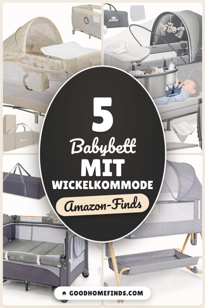 Babybett mit Wickelkommode: 5 Amazon-Finds, spart Platz