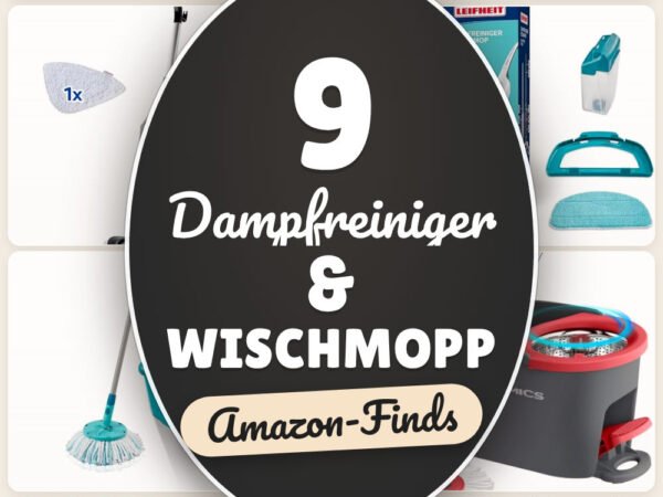 Dampfreiniger & Wischmopp: 9 Amazon-Finds, für streifenfreie Böden