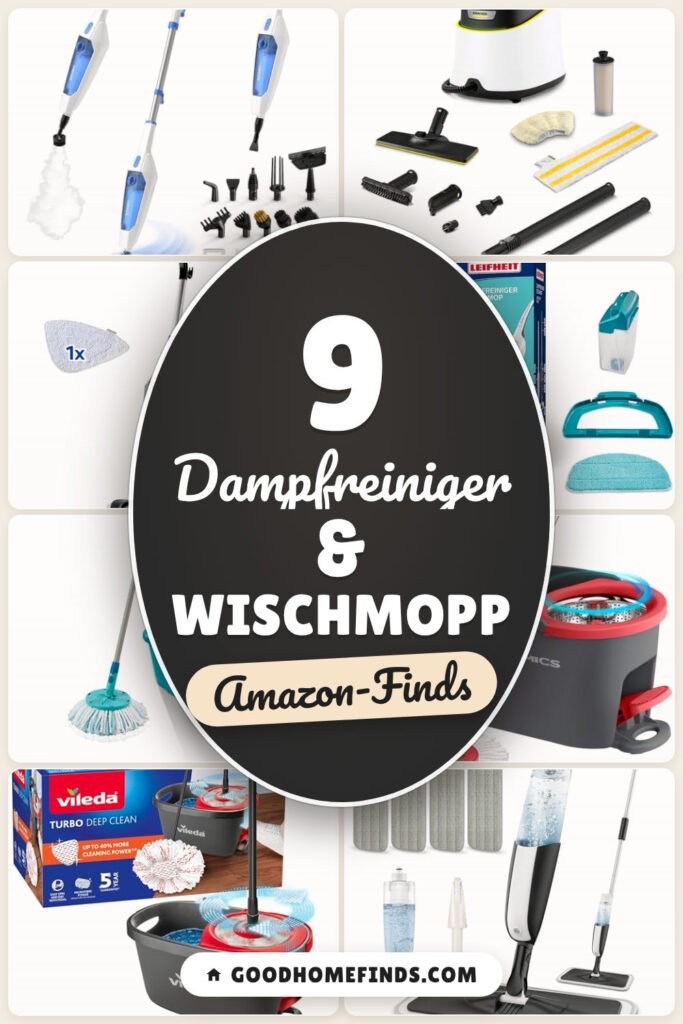 Dampfreiniger & Wischmopp: 9 Amazon-Finds, für streifenfreie Böden