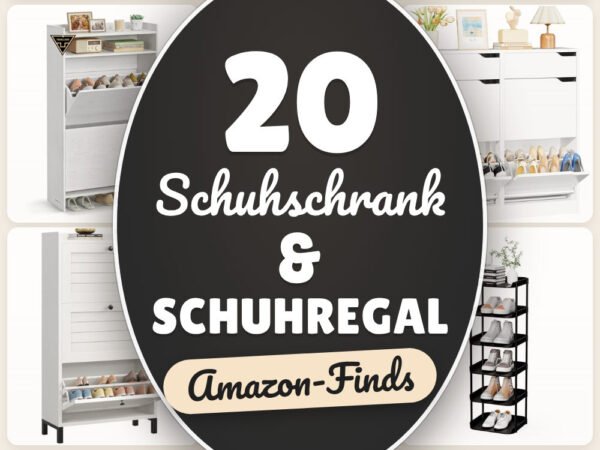 Schuhschrank & Schuhregal: 20 Amazon-Finds, Ordnung im Flur
