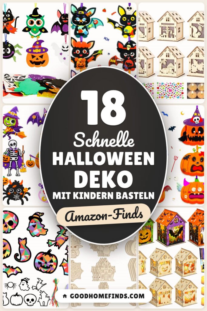 Schnelle Halloween Deko mit Kindern basteln: 18 Amazon-Finds