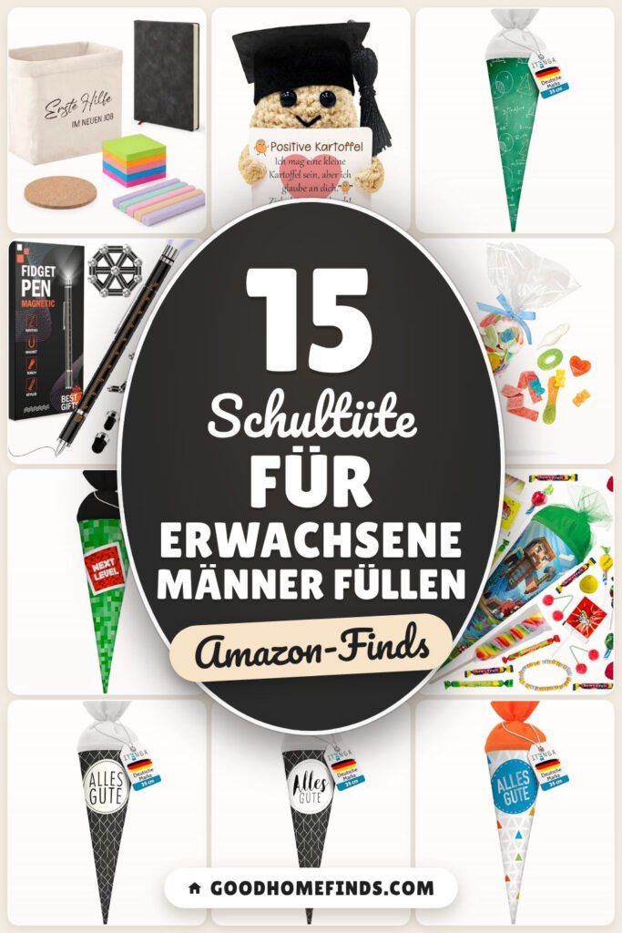 Schultüte für Erwachsene Männer füllen: 15 Amazon-Finds