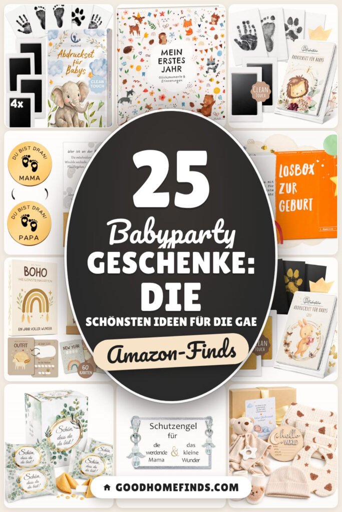 Babyparty Geschenke: die schönsten Ideen für die Gaeste: 25 Amazon-Finds