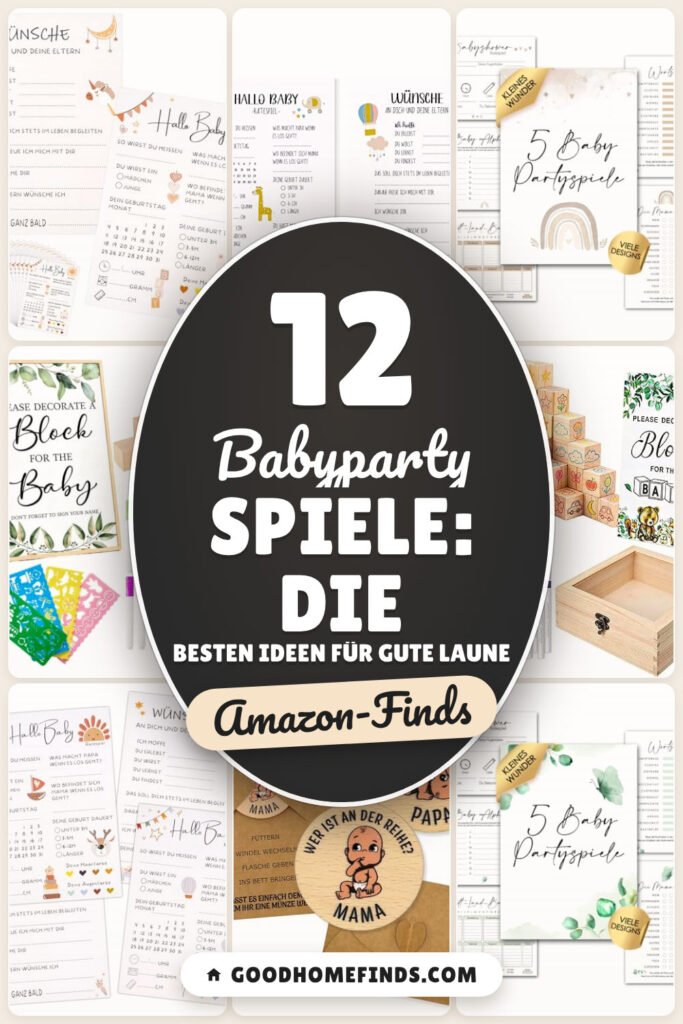 Babyparty Spiele: die besten Ideen für gute Laune: 12 Amazon-Finds