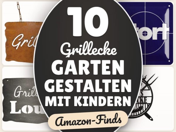 Grillecke Garten gestalten mit Kindern: 10 Amazon-Finds