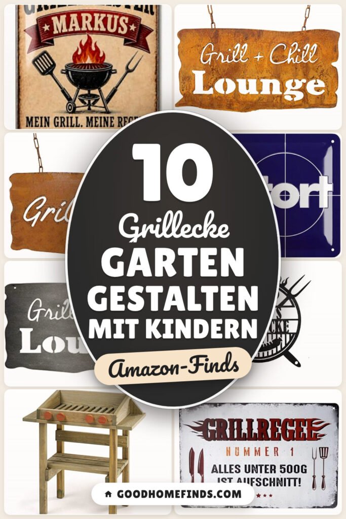 Grillecke Garten gestalten mit Kindern: 10 Amazon-Finds