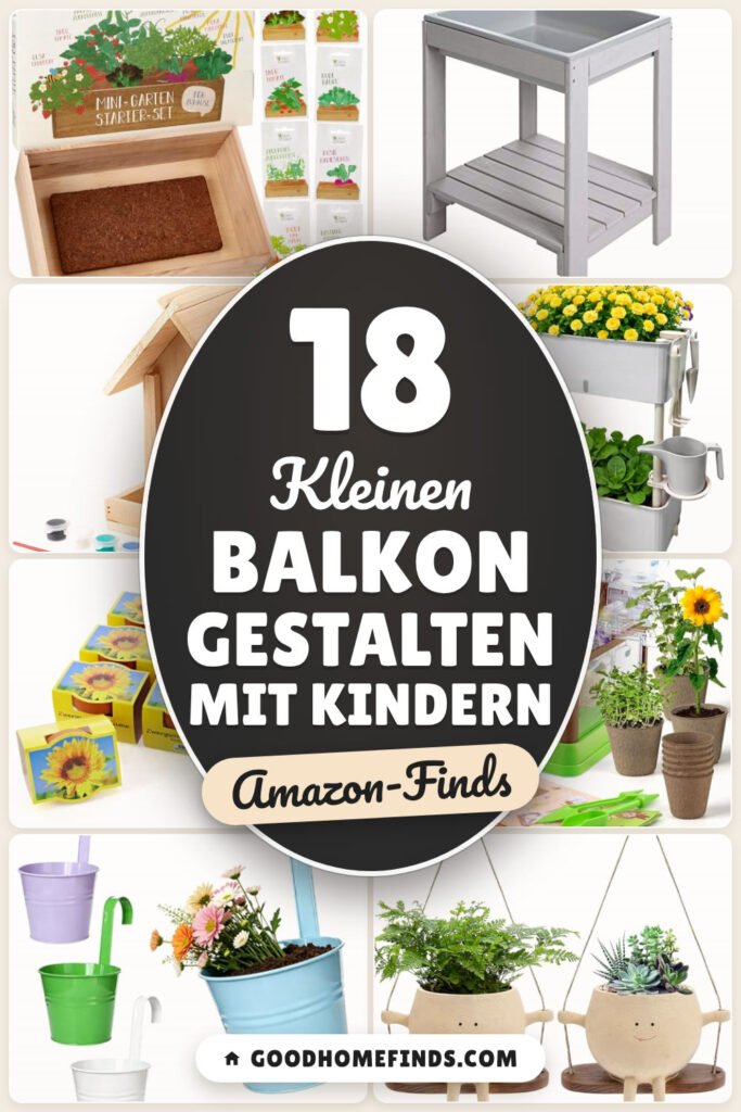 Kleinen Balkon gestalten mit Kindern: 18 Amazon-Finds