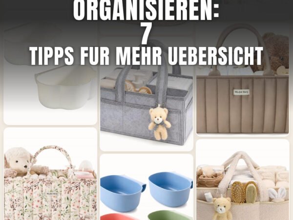 Wickeltisch organisieren: 7 Tipps für mehr Uebersicht: 24 Amazon-Finds