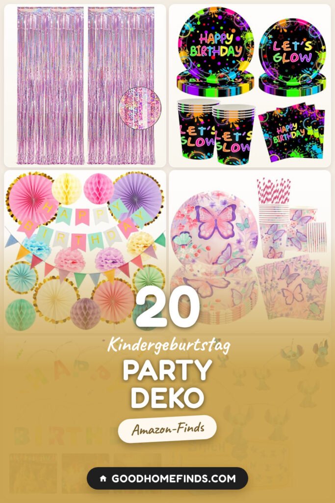 Kindergeburtstag Party Deko: 20 Amazon-Finds, die sofort Freude machen