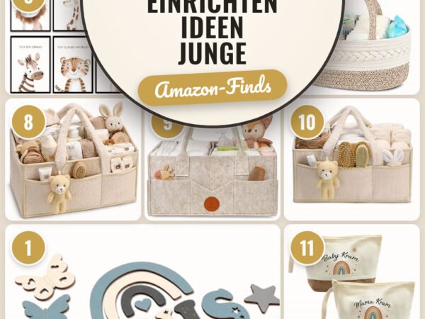 Babyzimmer einrichten Ideen Junge: 20 Amazon-Finds