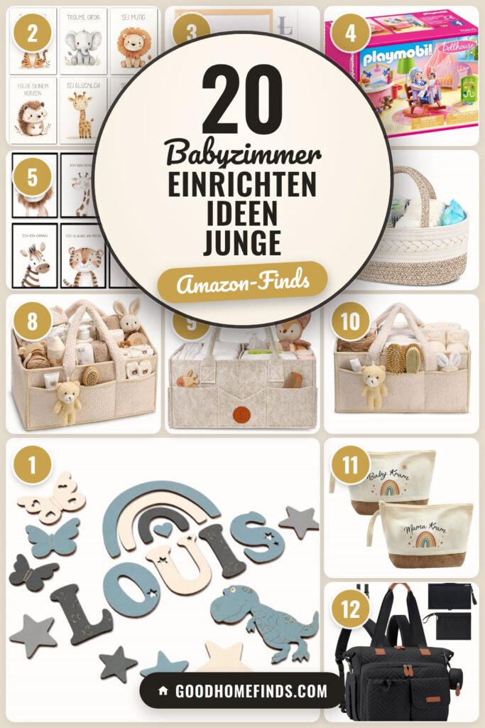 Babyzimmer einrichten Ideen Junge: 20 Amazon-Finds