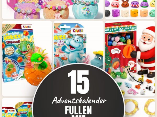 Adventskalender füllen mit Kindern: 15 Amazon-Finds