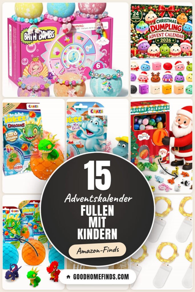 Adventskalender füllen mit Kindern: 15 Amazon-Finds