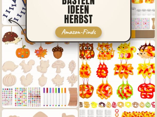 Kinder basteln Ideen Herbst: 18 Amazon-Finds, die jeden Cent wert sind