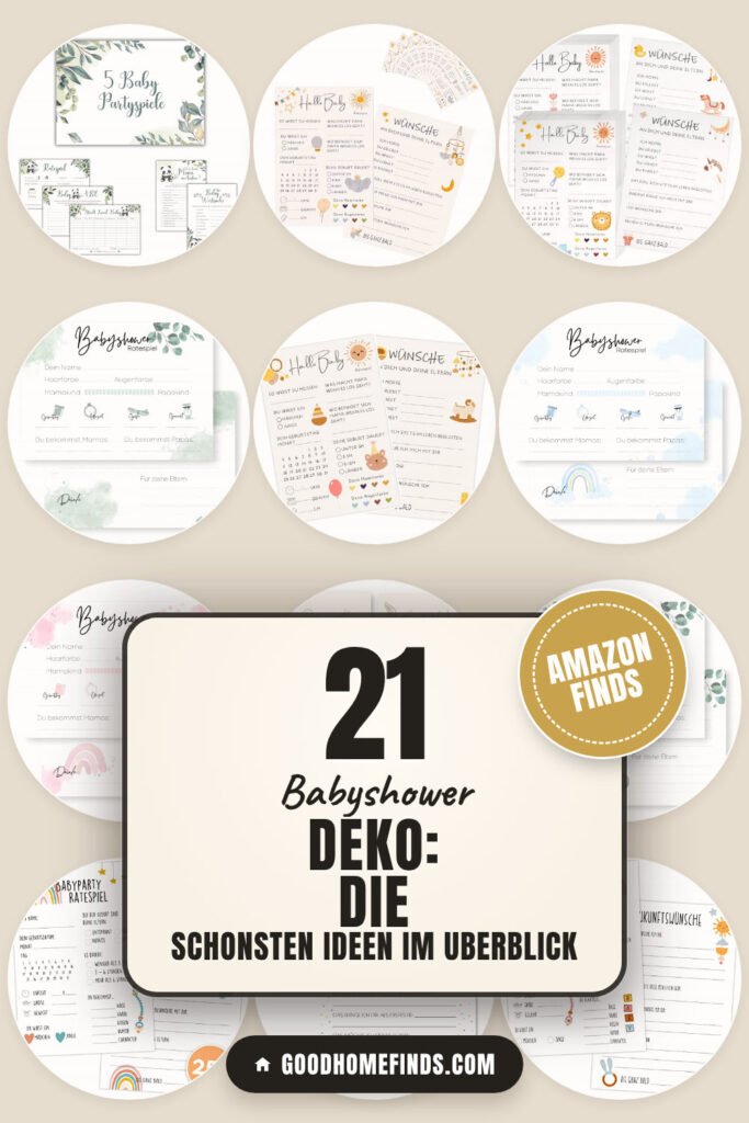 Babyshower Deko: die schönsten Ideen im Überblick: 21 Amazon-Finds