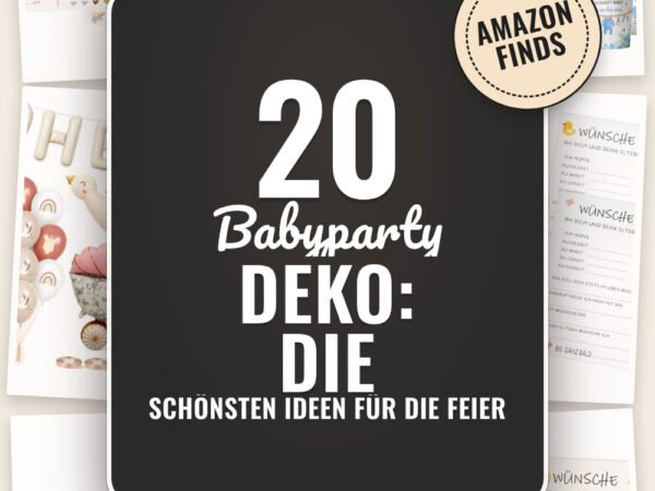 Babyparty Deko: die schönsten Ideen für die Feier: 20 Amazon-Finds
