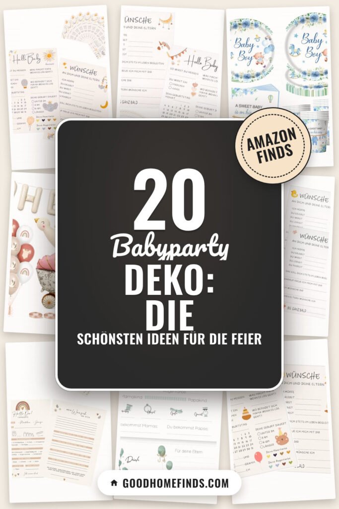 Babyparty Deko: die schönsten Ideen für die Feier: 20 Amazon-Finds