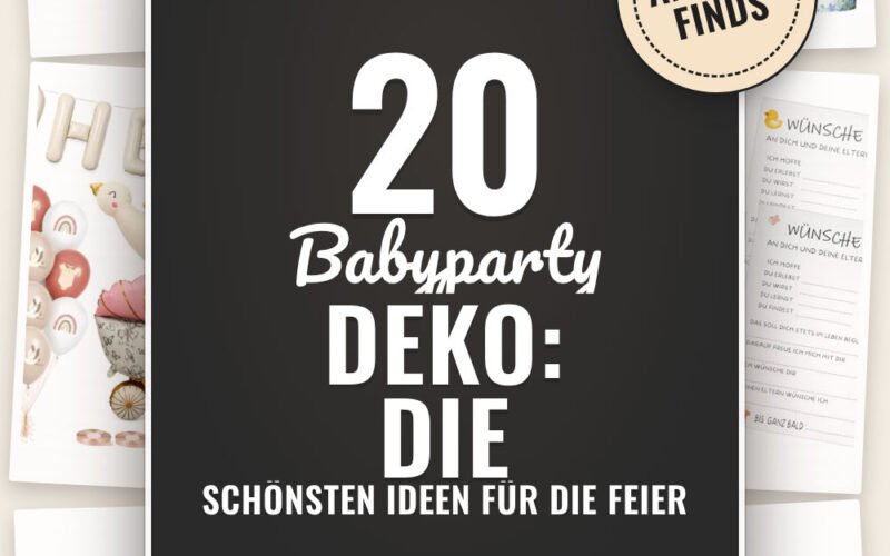 Babyparty Deko: die schönsten Ideen für die Feier: 20 Amazon-Finds